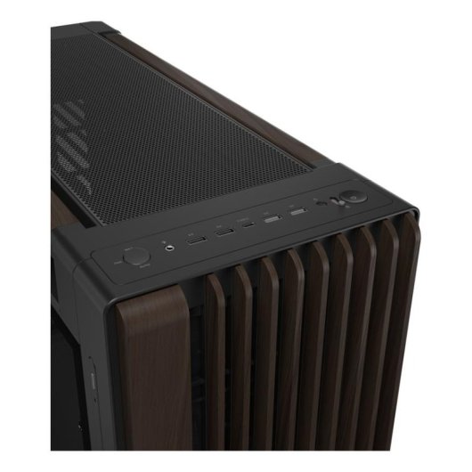 Caixa PC ASUS ProArt PA602 Wood Edition Preta Vidro Templado Torre Midi