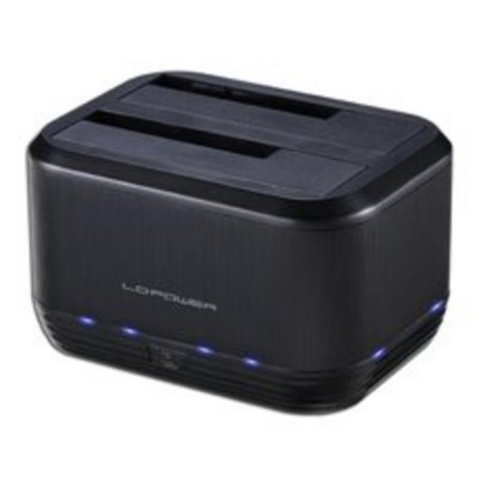 Base de conexión LC-Power LC-DOCK-U3-III USB 3.2 Gen 1 Negro