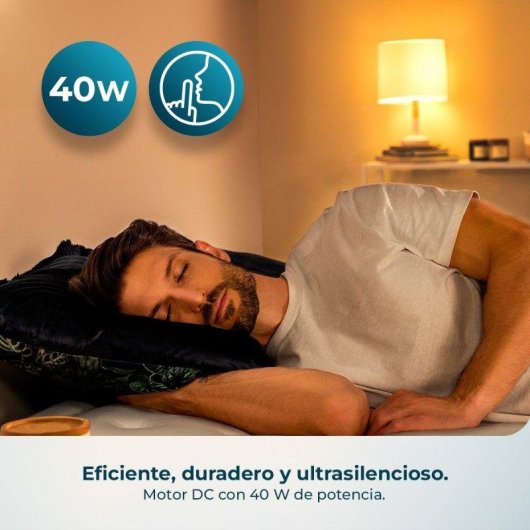 Ventilador de Techo Cecotec EnergySilence Aero 5400 40W 6 Velocidades Mando Luz Temporizador