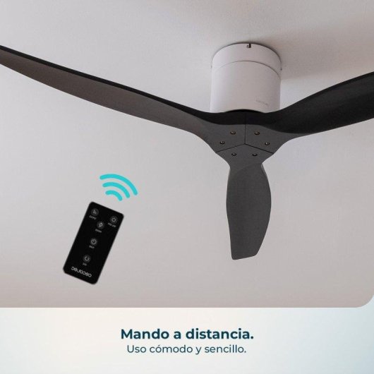 Ventilador de Techo Cecotec EnergySilence Aero 5400 40W 6 Velocidades Mando Luz Temporizador