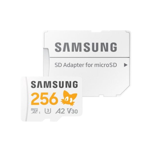 Tarjeta MicroSD Samsung MB-MD256S 256 GB UHS-I Clase 10 V30 A2