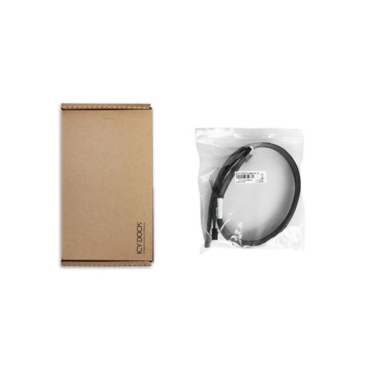 Cable Adaptateur SAS Icydock MB413L-B Noir 50 cm