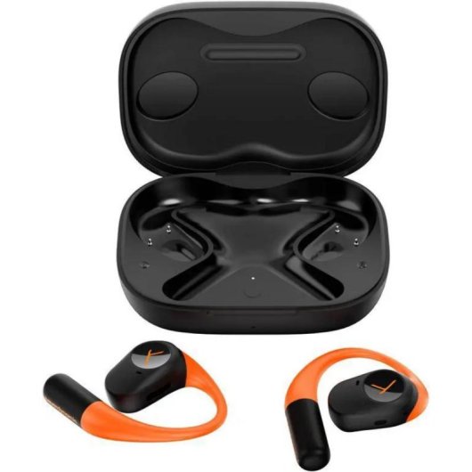 Auriculares Beyerdynamic AMIRON 200 inalámbricos Bluetooth para deporte, micrófono y IP54, negro y naranja