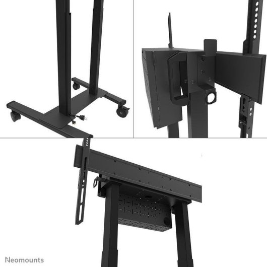Neomounts FL55-875BL1 TV-Ständer Boden Motorisiert 55 bis 100" VESA 100x100 bis 800x600 Max 110Kg