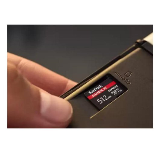Memoria flash Sandisk GamePlay Express 512GB MicroSD Clase 10 UHS-I