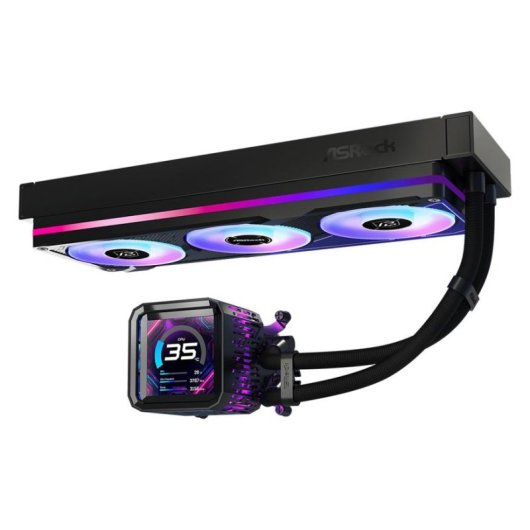 Refrigerazione Liquida AsRock Phantom Gaming 360 LCD 360mm 3 Ventole LED