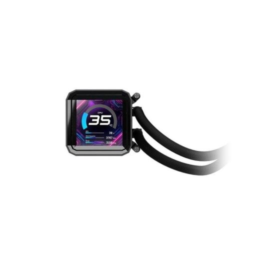Refrigeração Líquida Asrock Phantom Gaming 360mm 3 Ventoinhas LED LCD