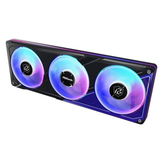 Refrigeração Líquida Asrock Phantom Gaming 360mm 3 Ventoinhas LED LCD