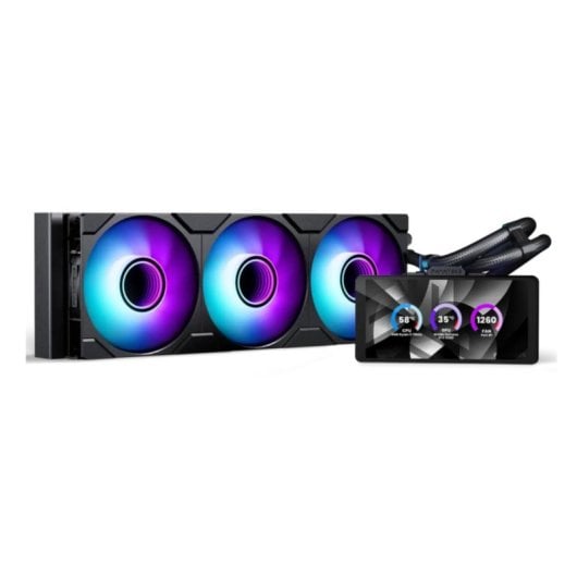 Refrigeração Líquida Phanteks Glacier One 360M25 LCD 360mm 3 Ventoinhas RGB