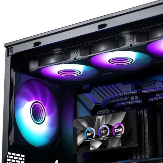 Refrigeração Líquida Phanteks Glacier One 360M25 LCD 360mm 3 Ventoinhas RGB