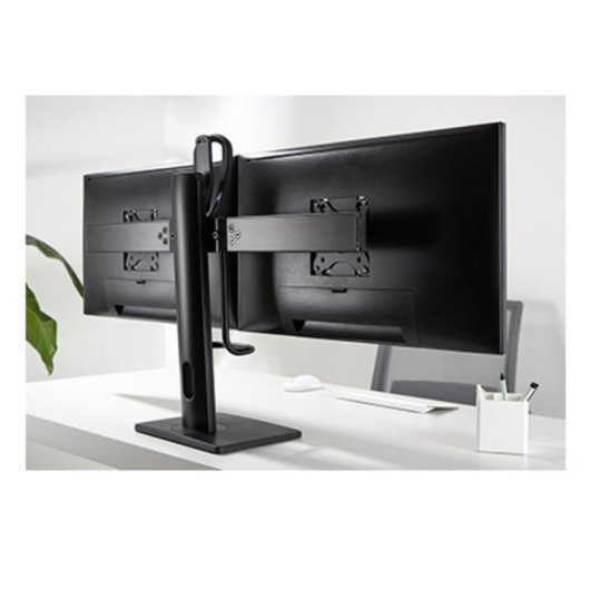 Hamlet HM-SPMSD200 Soporte Monitor 2 Brazos Mesa 17 a 27" VESA 75x75 a 100x100 Max 6Kg