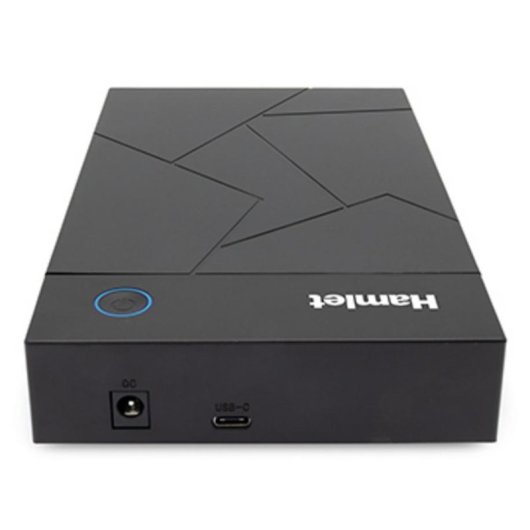 Caja PC Hamlet HXD3U6G-AC 3.5" Plástico Negro USB-C y USB-A