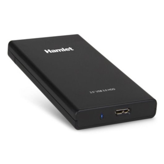 Caja PC Hamlet HXD25U30-CX 2.5" Plastica Nero USB-A USB-C
