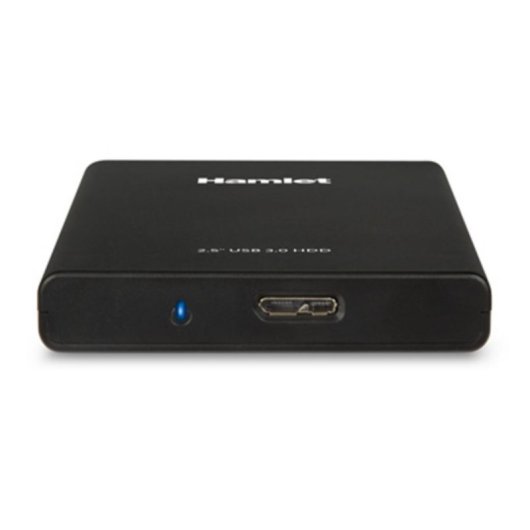 Caja PC Hamlet HXD25U30-CX 2.5" Plastica Nero USB-A USB-C