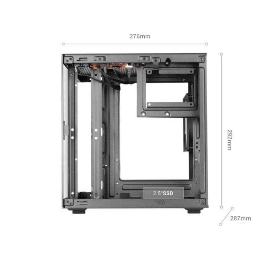 Caixa PC Mars Gaming Mc-cube MicroATX Cristal Templado ARGB Branca