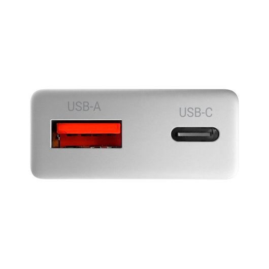 Carregador Mars Gaming MD-GAN30 USB GaN 30W PD QC Duplo Branco