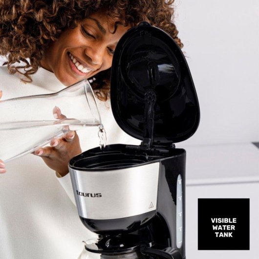 Cafetera de Goteo Taurus Verona 12 Tazas 1000W Pure Coffee Technology
