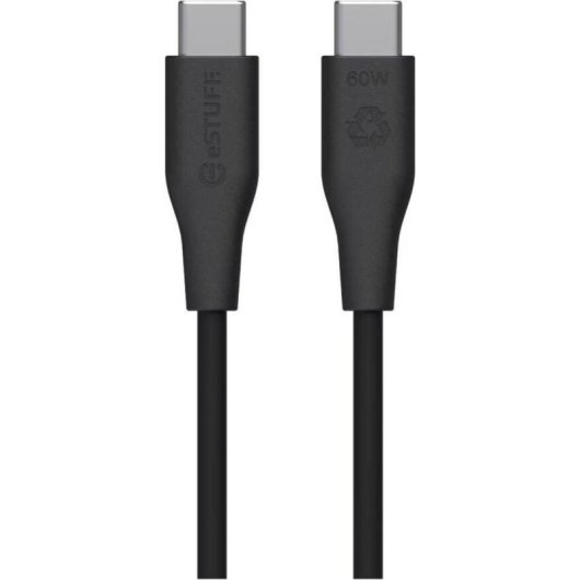 Kabel USB-C eSTUFF ES604180 USB 2.0 1 m schwarz