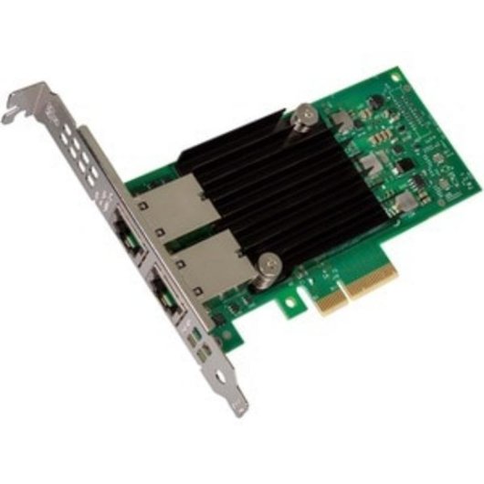 Scheda di Rete Intel X550T2 PCI Express 10Gbps Ethernet Doppia Porta Verde Argento