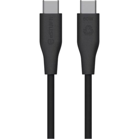 Kabel USB-C eSTUFF ES604280 2 m USB 2.0 Schwarz