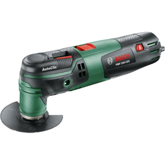 Multiherramienta Bosch PMF 250 CES 250W 20000 OPM Negro/Verde/Rojo