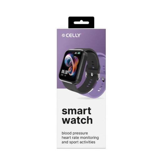 Celly TRAINERBEAT2VL Bluetooth GPS 44mm Pantalla táctil Negro/Violeta Pulsómetro SpO2