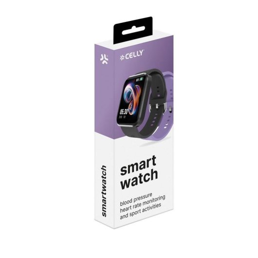 Celly TRAINERBEAT2VL Bluetooth GPS 44mm Pantalla táctil Negro/Violeta Pulsómetro SpO2