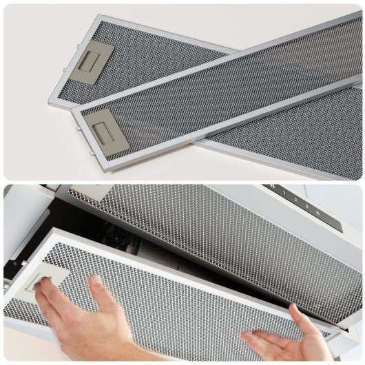 Campana extractora Ciarra AWS6909A Umluft 60cm Edelstahl 580m³/h