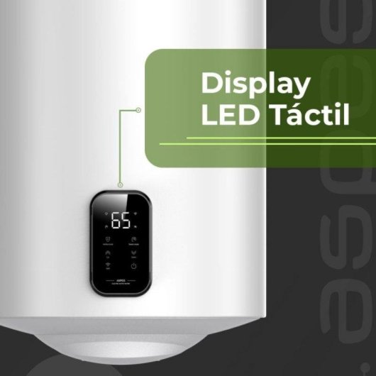 Termo eléctrico Aspes 100L 1500W vertical blanco programable ahorro energía