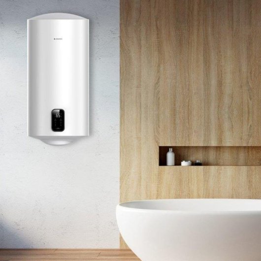 Termo eléctrico Aspes 100L 1500W vertical blanco programable ahorro energía