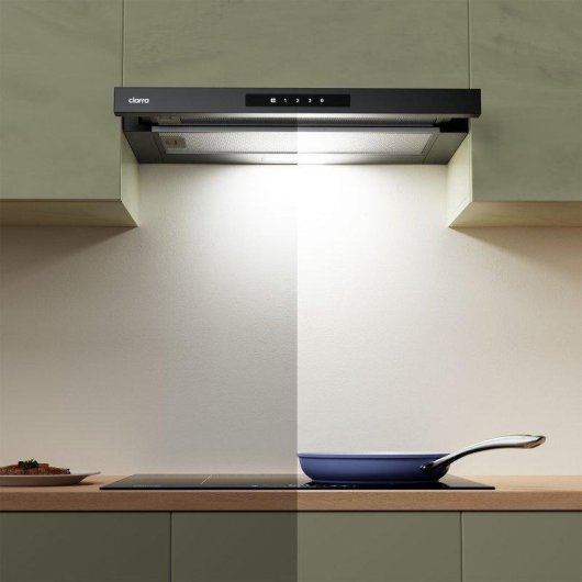 Campana extractora Ciarra AWB6909A Umluft 60cm 580m3/h mit Kohlefiltern