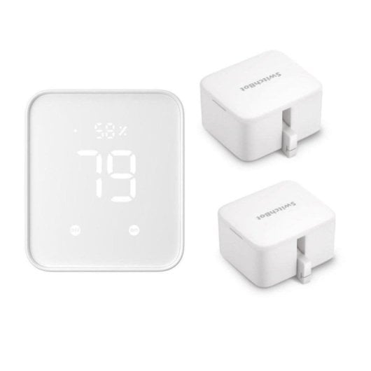 Hub inteligente SwitchBot Hub 2 + 2 Actuadores de conmutación SwitchBot Bot