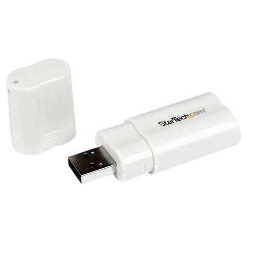Adaptador de Audio USB Estéreo StarTech.com Blanco
