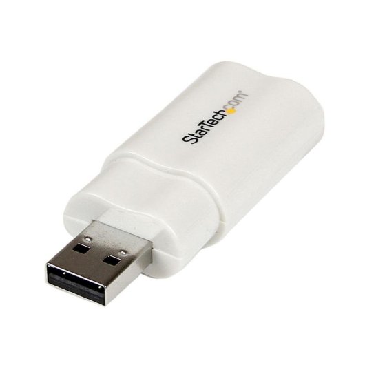 Adaptador de Audio USB Estéreo StarTech.com Blanco