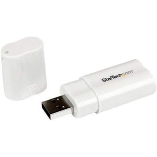 Adaptador de Audio USB Estéreo StarTech.com Blanco