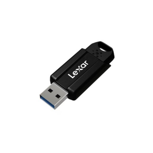 Unidad flash Lexar JumpDrive S80 128 GB USB 3.2 Gen 1 Negra funda