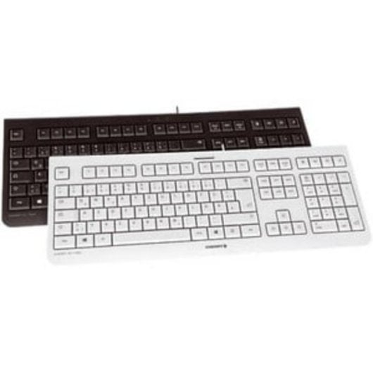 Teclado Cherry KC 1000 alámbrico USB QWERTZ completo negro para oficina