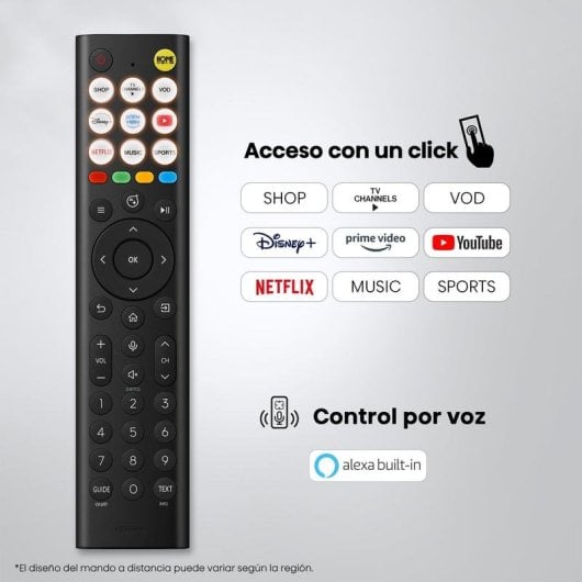 TV Hisense QLED 65E8S 65" 4K UltraHD 144Hz Smart TV HomeOS HDR10+ Dolby Vision Subwoofer