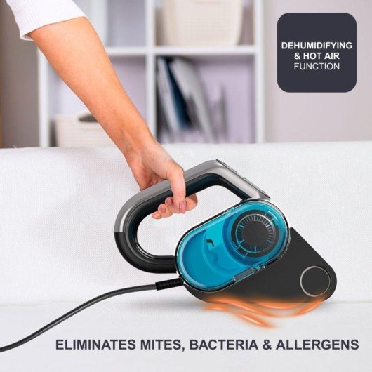 Aspirador de Mano Black & Decker Dust Mites 400W Luz UV HEPA 400ml