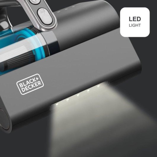 Aspirador de Mano Black & Decker Dust Mites 400W Luz UV HEPA 400ml