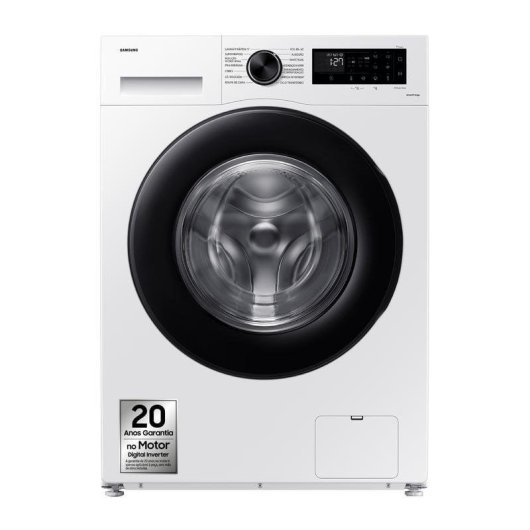 Máquina de Lavar Roupa Samsung WW10FG5U34AEEP Carga Frontal 10 kg 1351 rpm A WiFi IA Branca