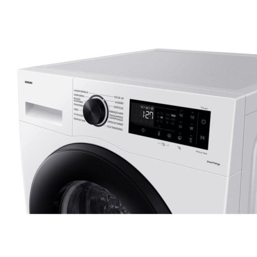 Máquina de Lavar Roupa Samsung WW10FG5U34AEEP Carga Frontal 10 kg 1351 rpm A WiFi IA Branca