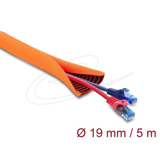 Pasacables Delock 19028 Naranja 5 m