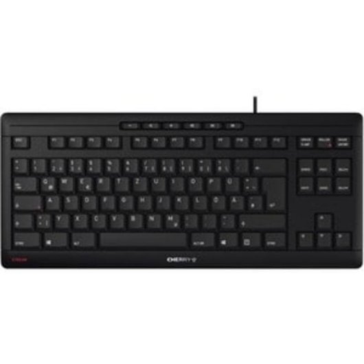 Tastiera Cherry STREAM TKL cablata compatta con switch a forbice e multimediale