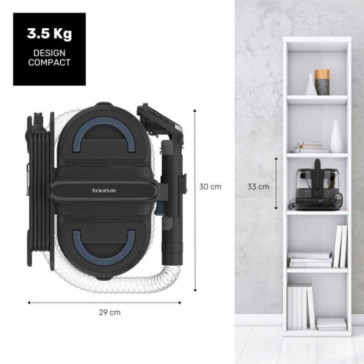Aspirador de Tapicerías Taurus Textile Care Hygienic 400W 10.000 Pa Accesorios Incluidos