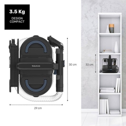 Aspirador de Tapicerías Taurus Textile Care Hygienic 400W 10.000 Pa Accesorios Incluidos