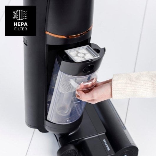 Aspiradora Fregona Taurus Homeland Unique Waterpro 200W 45 min Turbo Brush Base Autolimpieza