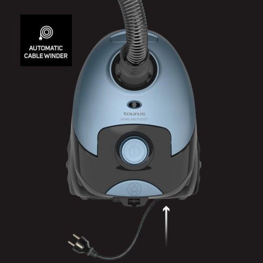 Aspirador con Bolsa Taurus Homeland Pocket 700W Filtro HEPA 13 Accesorios