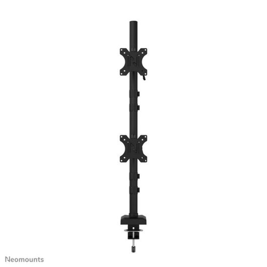 Neomounts DS60-600BL2V Supporto Doppio Monitor Scrivania 10 a 32" VESA 75x75 a 100x100 Max 9Kg