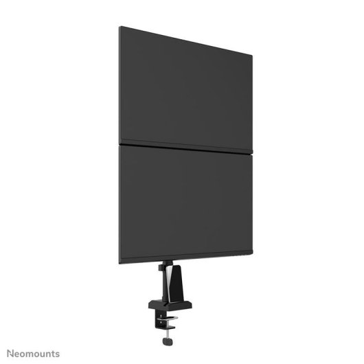 Neomounts DS60-600BL2V Supporto Doppio Monitor Scrivania 10 a 32" VESA 75x75 a 100x100 Max 9Kg